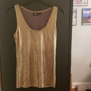 ROCK&REPUBLIC Metallic Tank top